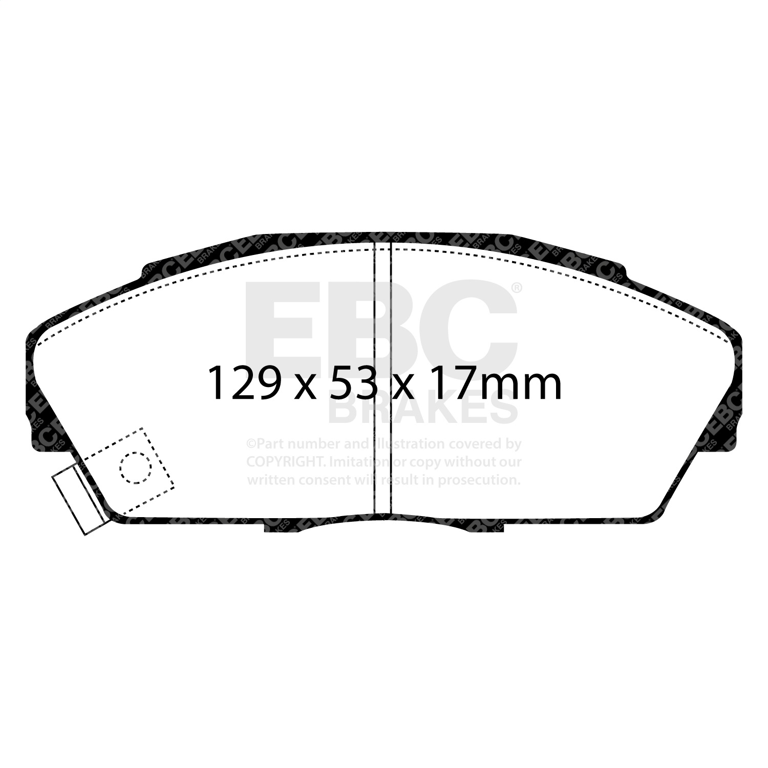 EBC Brakes DP4719/2R Yellowstuff Street And Track Brake Pads