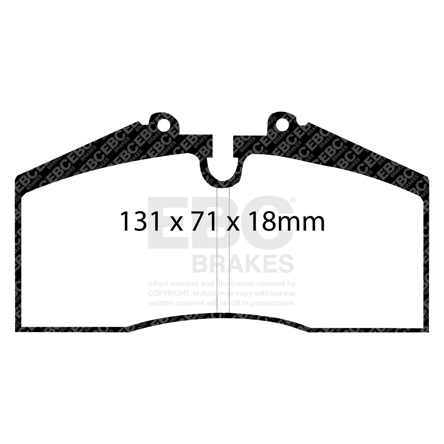 EBC Brakes DP4767R Yellowstuff Street And Track Brake Pads Fits 911 928 944 968