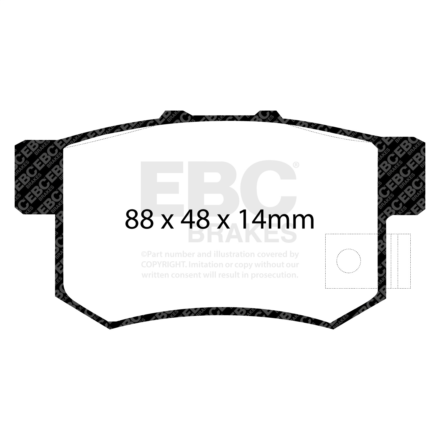 EBC Brake Kit S13KR1541 S13K (DP4/RK) - Rear