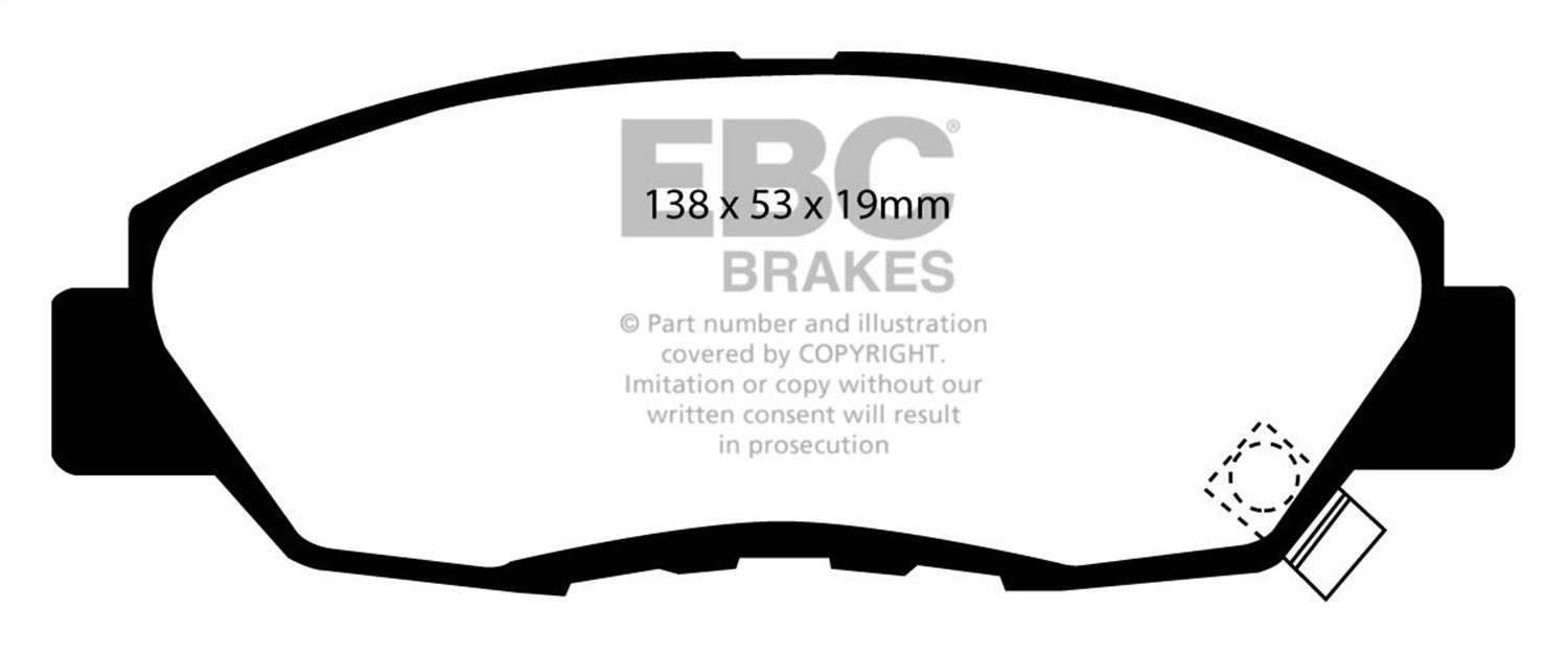 EBC Brakes UD465 Ultimax  Brake Pads Fits 90-15 Accord Civic CL EL Insight