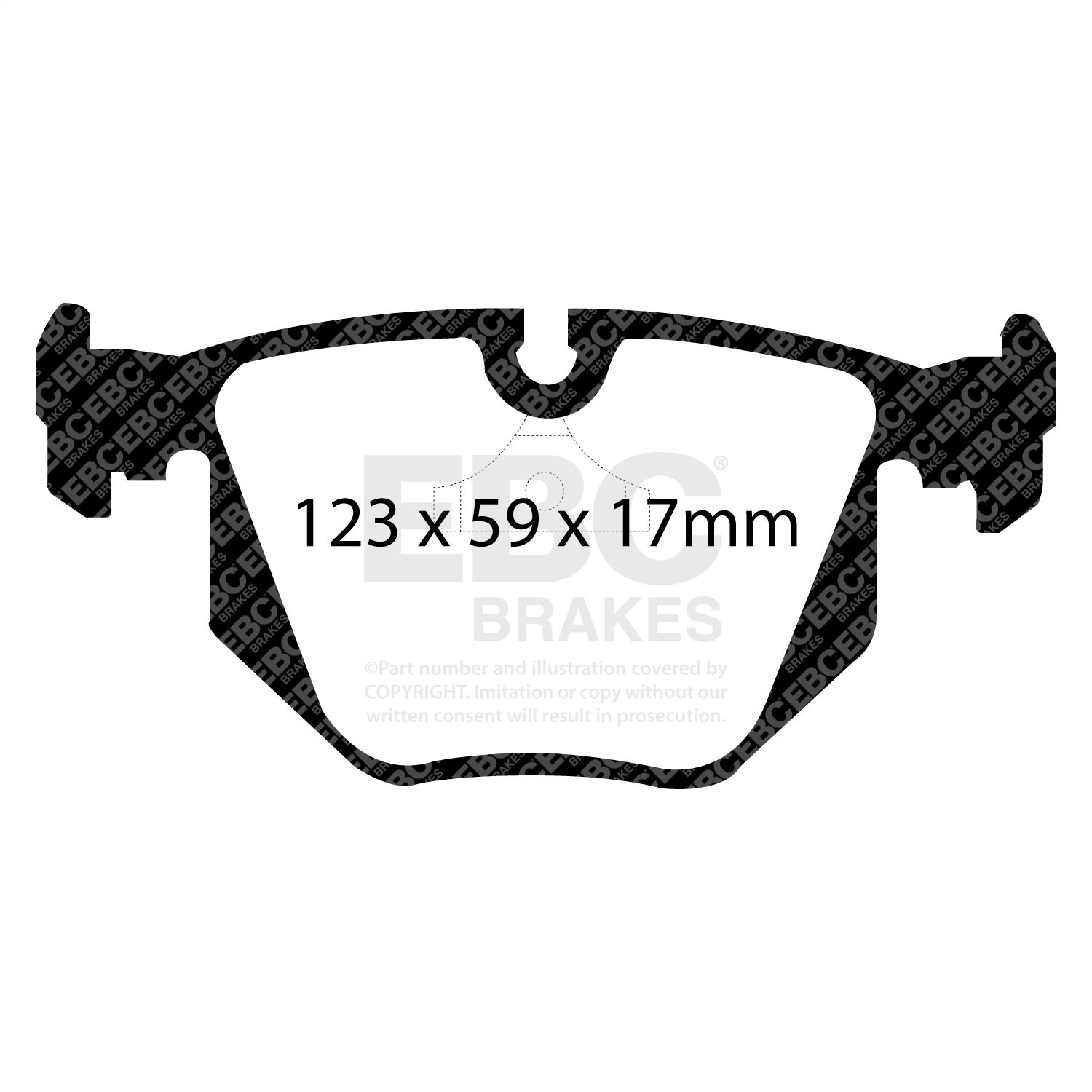 EBC Brakes DP2871 Greenstuff 2000 Series Sport Brake Pads