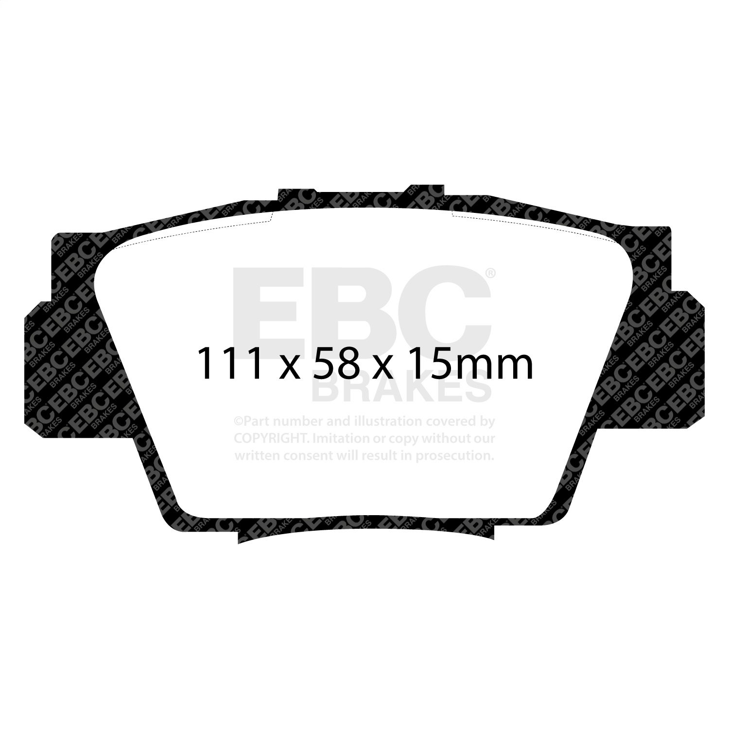 EBC Brakes DP4873R Yellowstuff Street And Track Brake Pads Fits 91-05 NSX