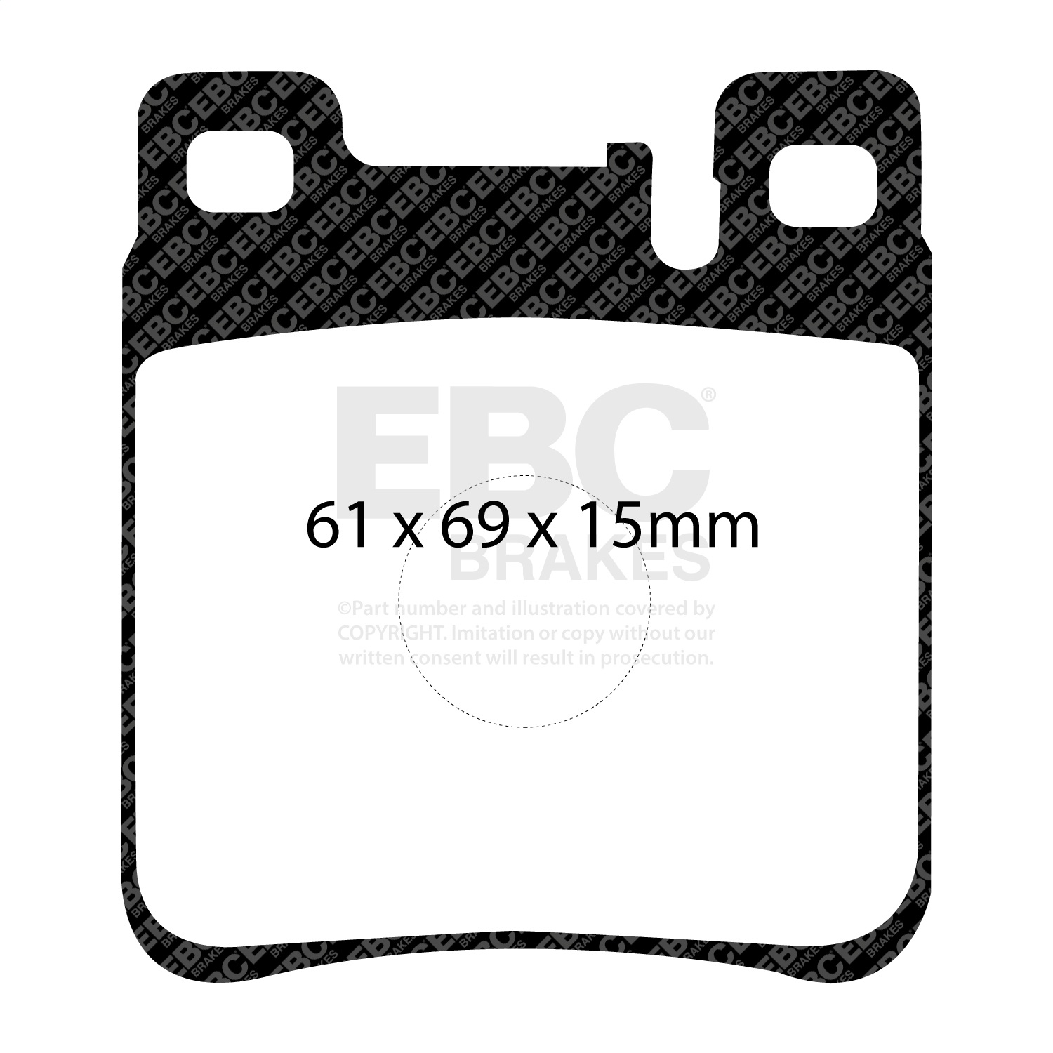EBC DP4887R - Yellowstuff Rear Brake Pads