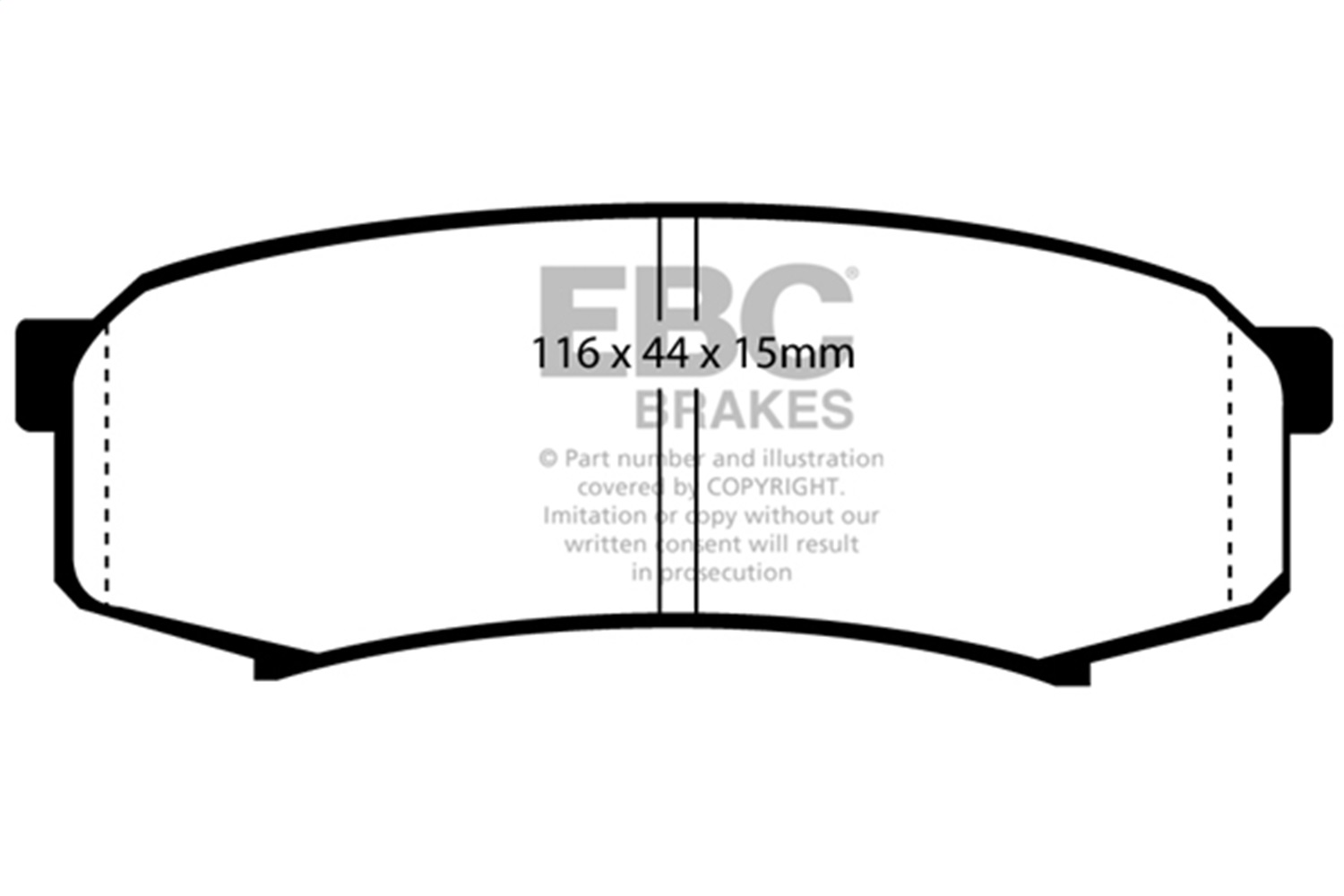 EBC Brakes UD606 Ultimax  Brake Pads
