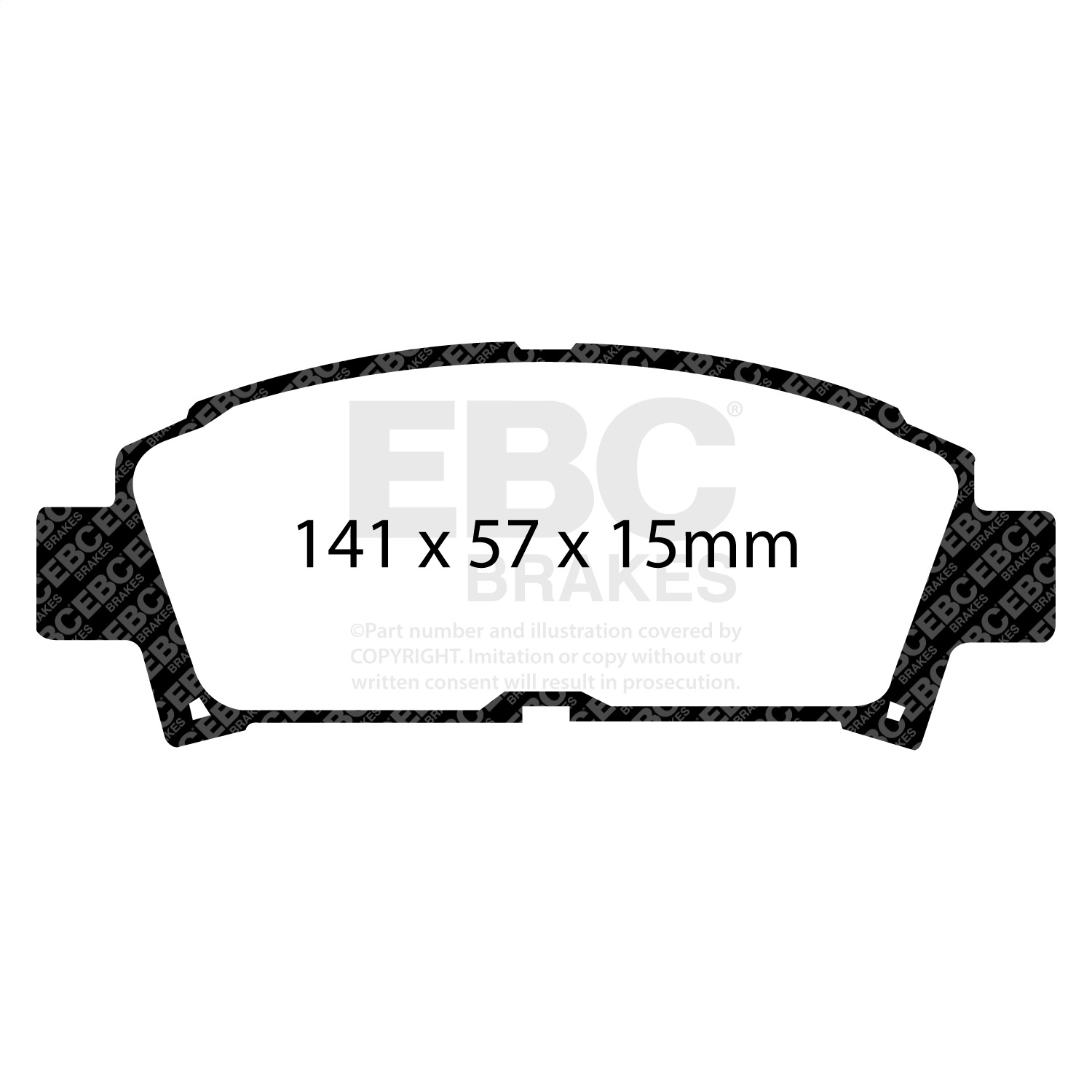 EBC Brakes DP4995R Yellowstuff Street And Track Brake Pads Fits 93-95 MR2