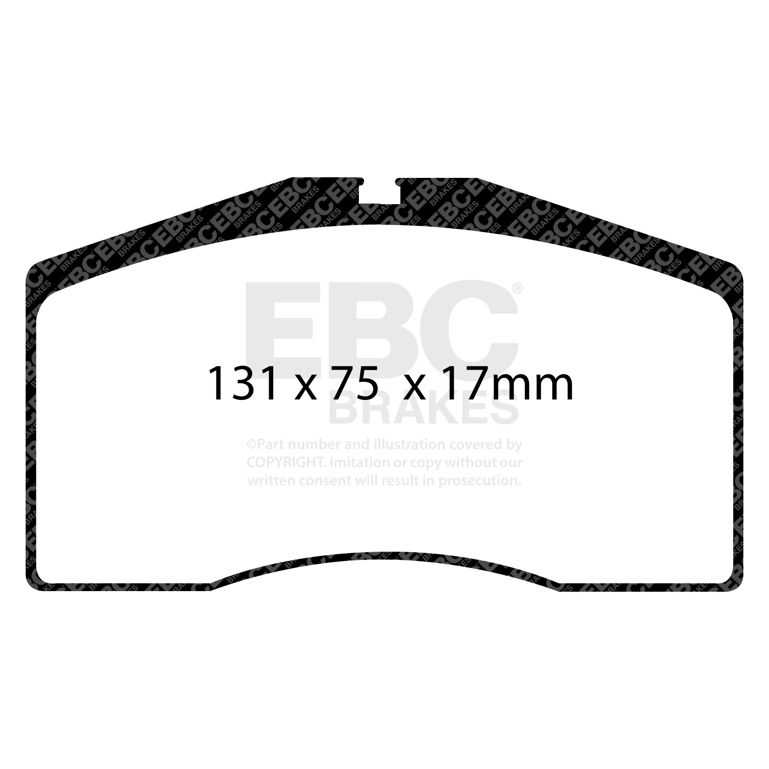 EBC Brakes DP3997C Redstuff Ceramic Low Dust Brake Pads Fits 93-97 911 928