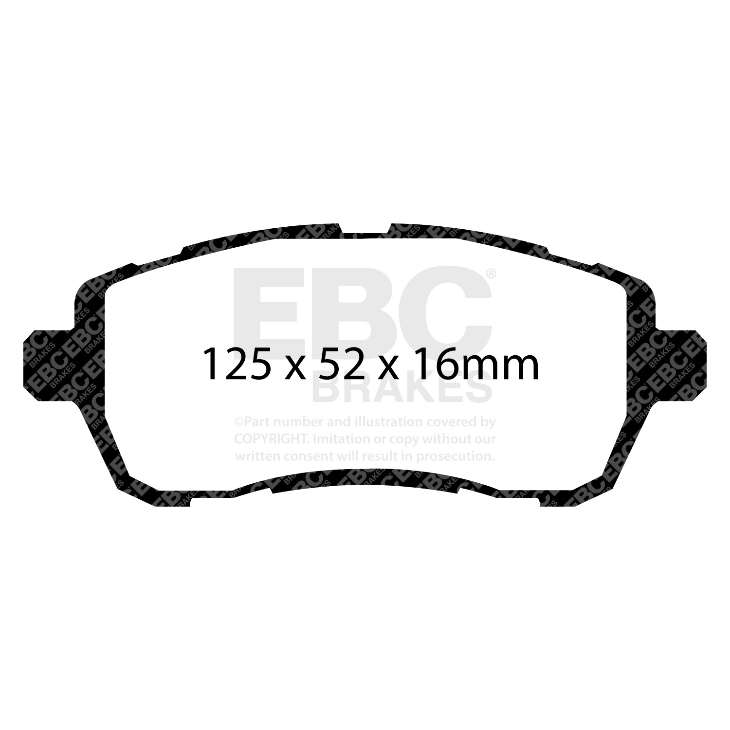 EBC DP42002R Yellowstuff Pads - Front