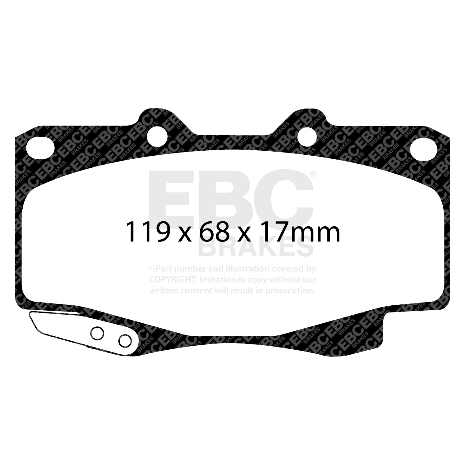 EBC DP42005R - Yellowstuff Front Brake Pads