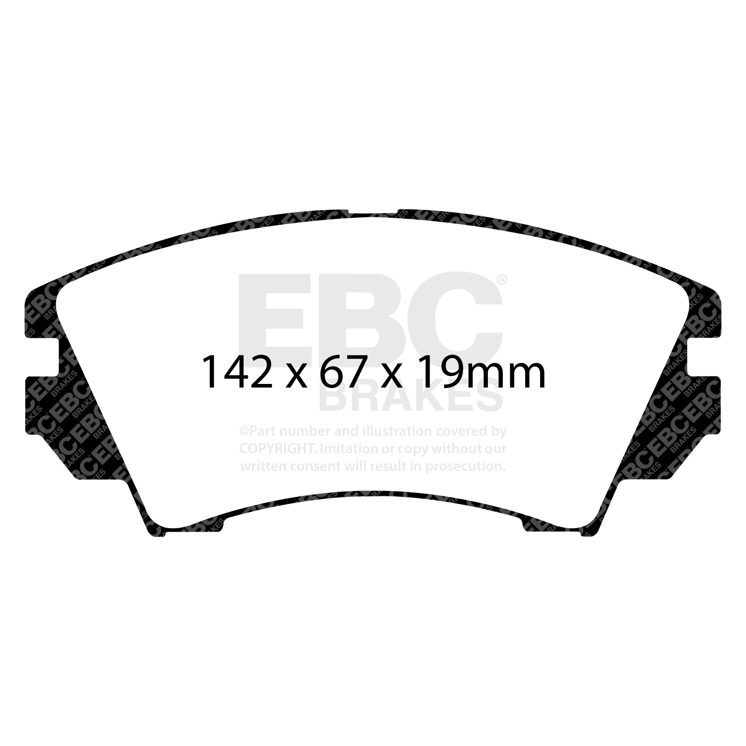 EBC Brakes DP32014C Redstuff Ceramic Low Dust Brake Pads