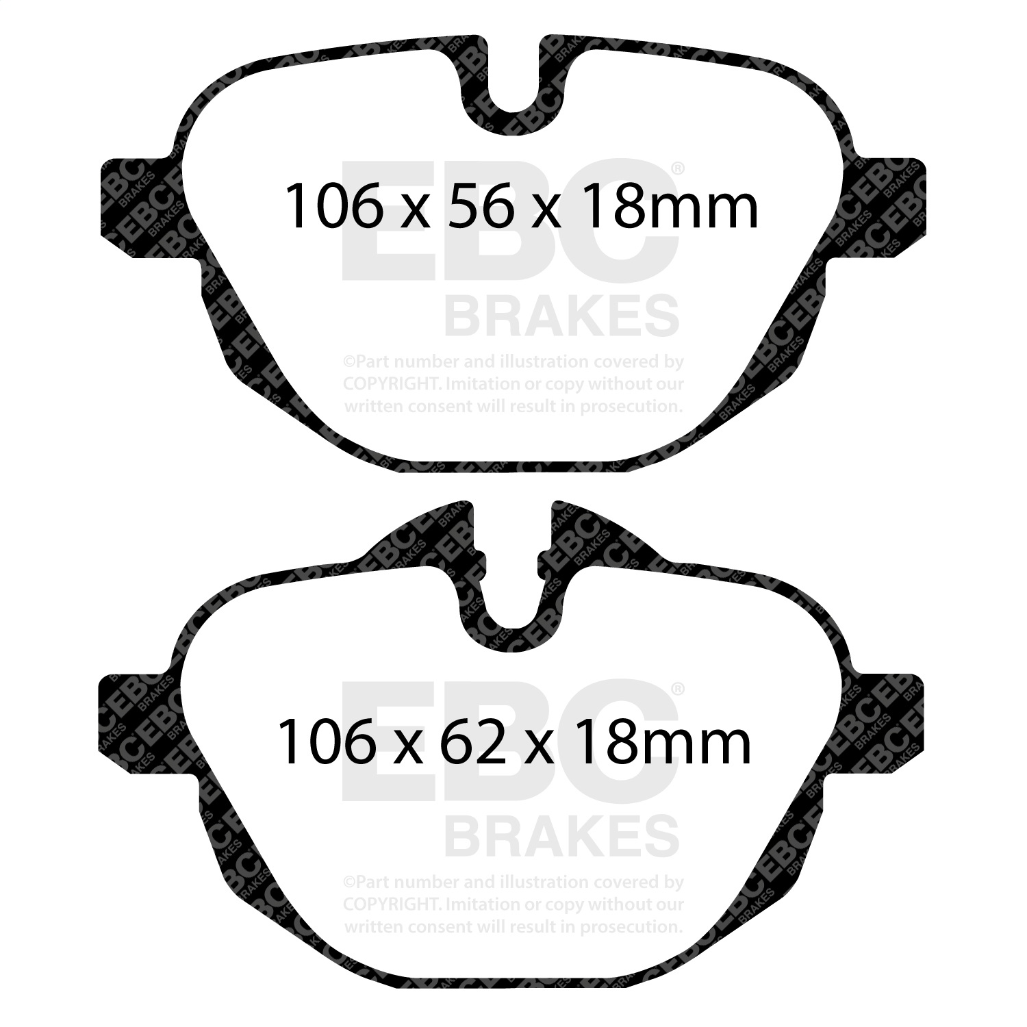 EBC DP42047R - Yellowstuff Rear Brake Pads