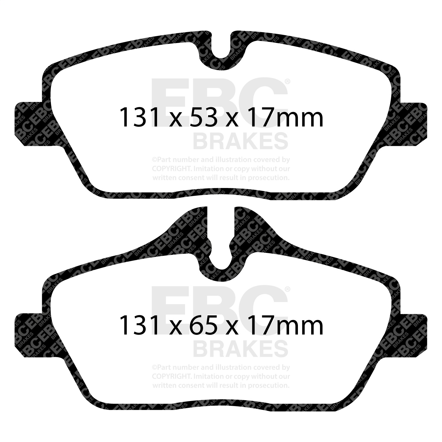 EBC Brakes UD1308 Ultimax  Brake Pads Fits 07-23 Cooper