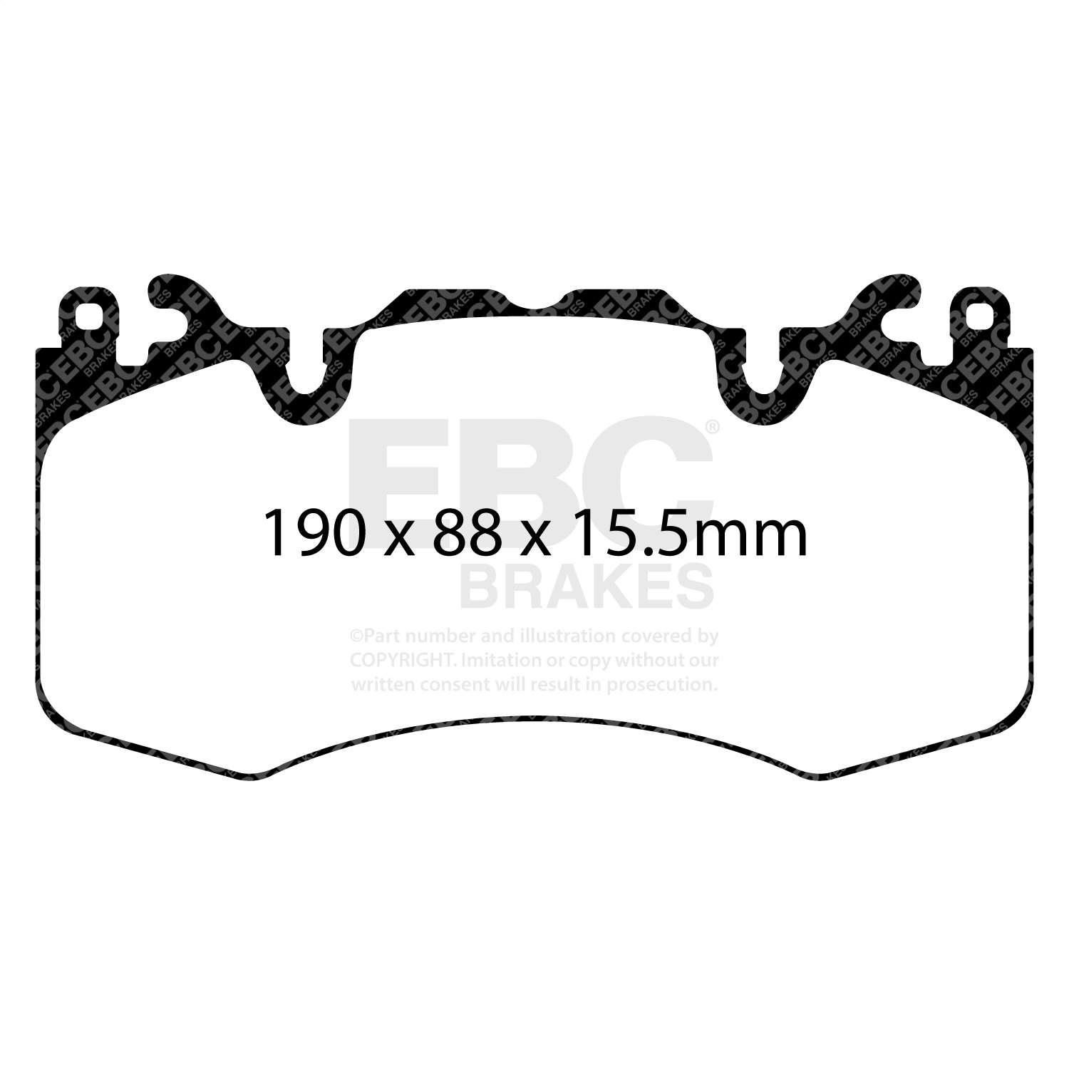 EBC Brakes Greenstuff Truck/SUV-DP62064-Front