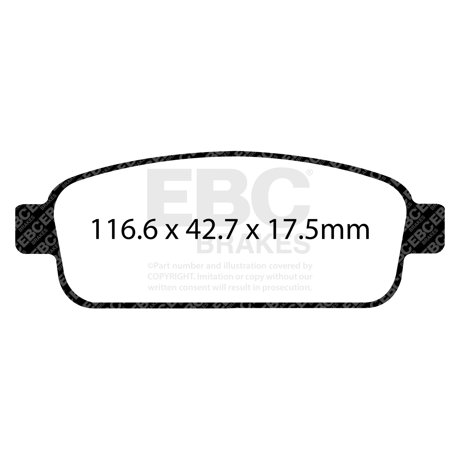 EBC Brakes UD1468 Ultimax  Brake Pads