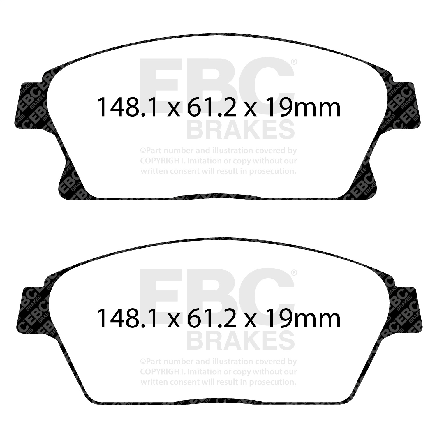 EBC Brakes DP22067 Greenstuff 2000 Series Sport Brake Pads