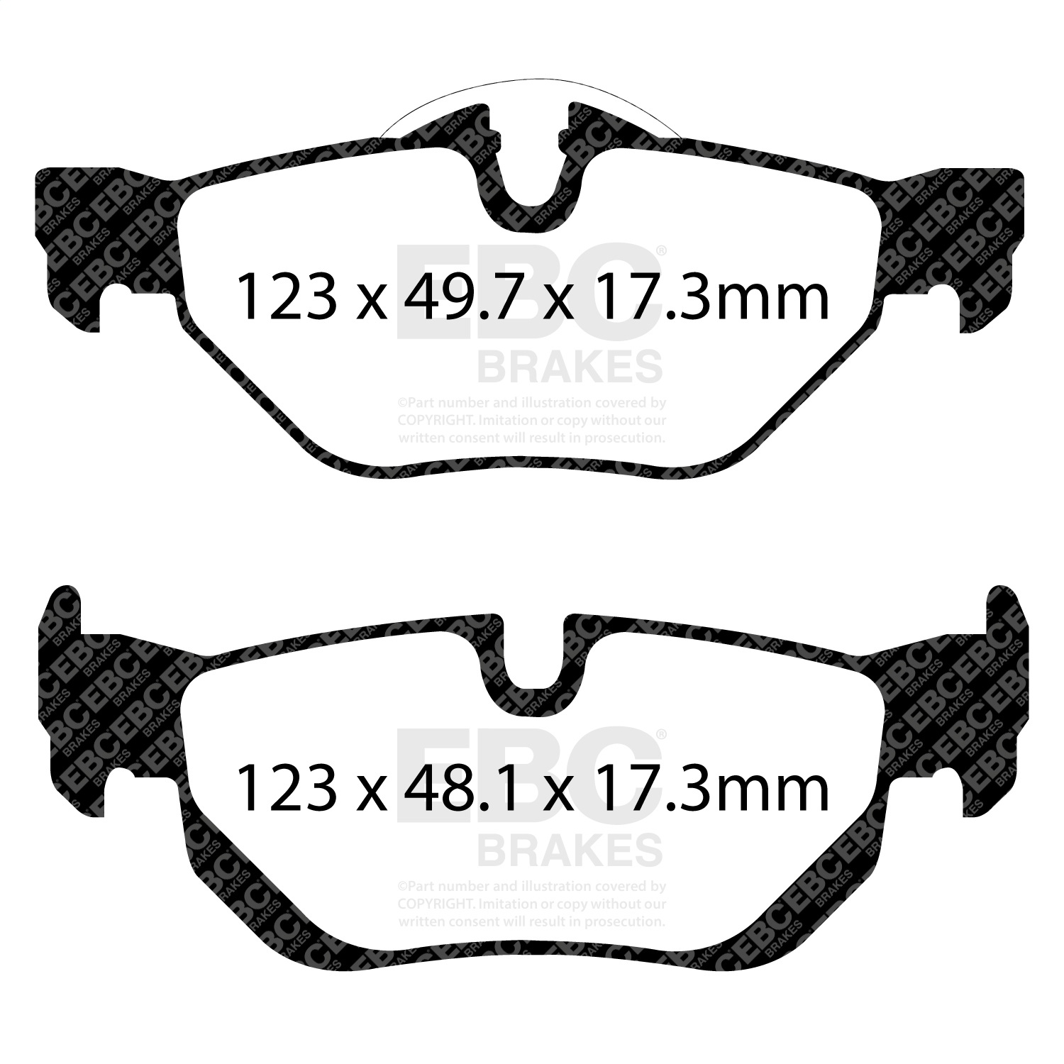 EBC DP42069R - Yellowstuff Rear Brake Pads