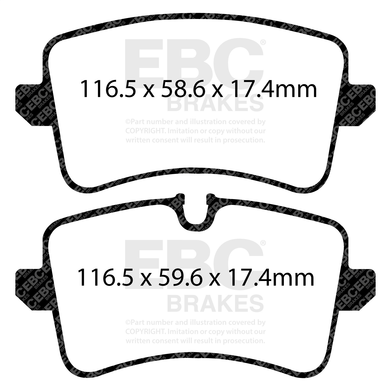 EBC DP42082R - Yellowstuff Rear Brake Pads