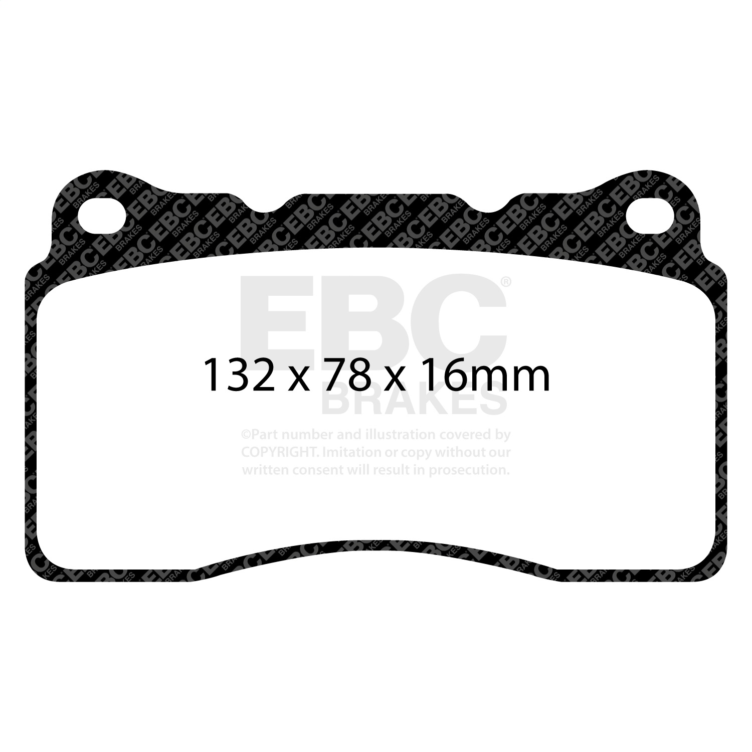 EBC DP42093R Yellowstuff Pads - Front