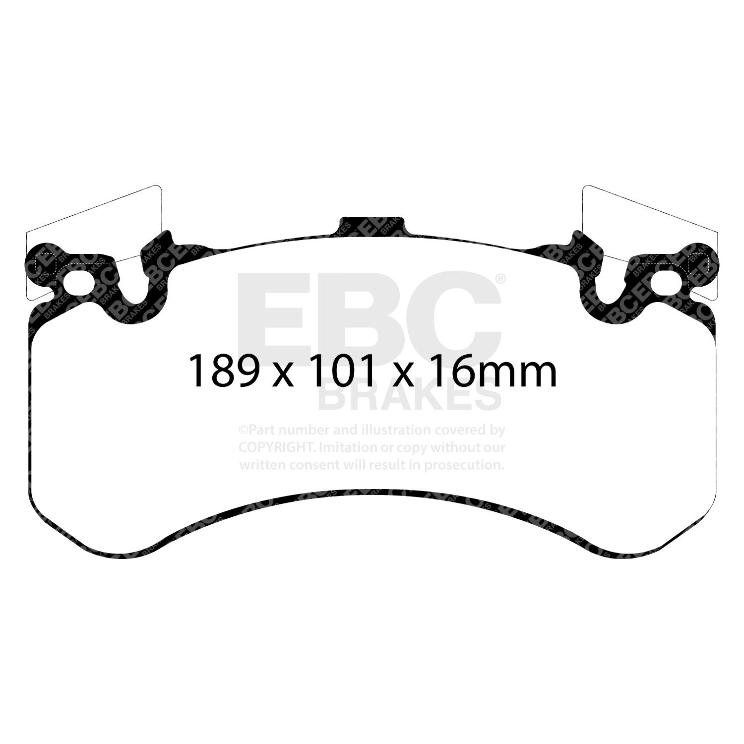 EBC DP32158C Redstuff Pads - Front
