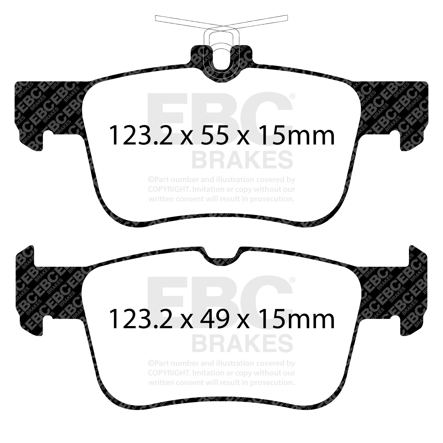 EBC Brakes UD1665 Ultimax  Brake Pads