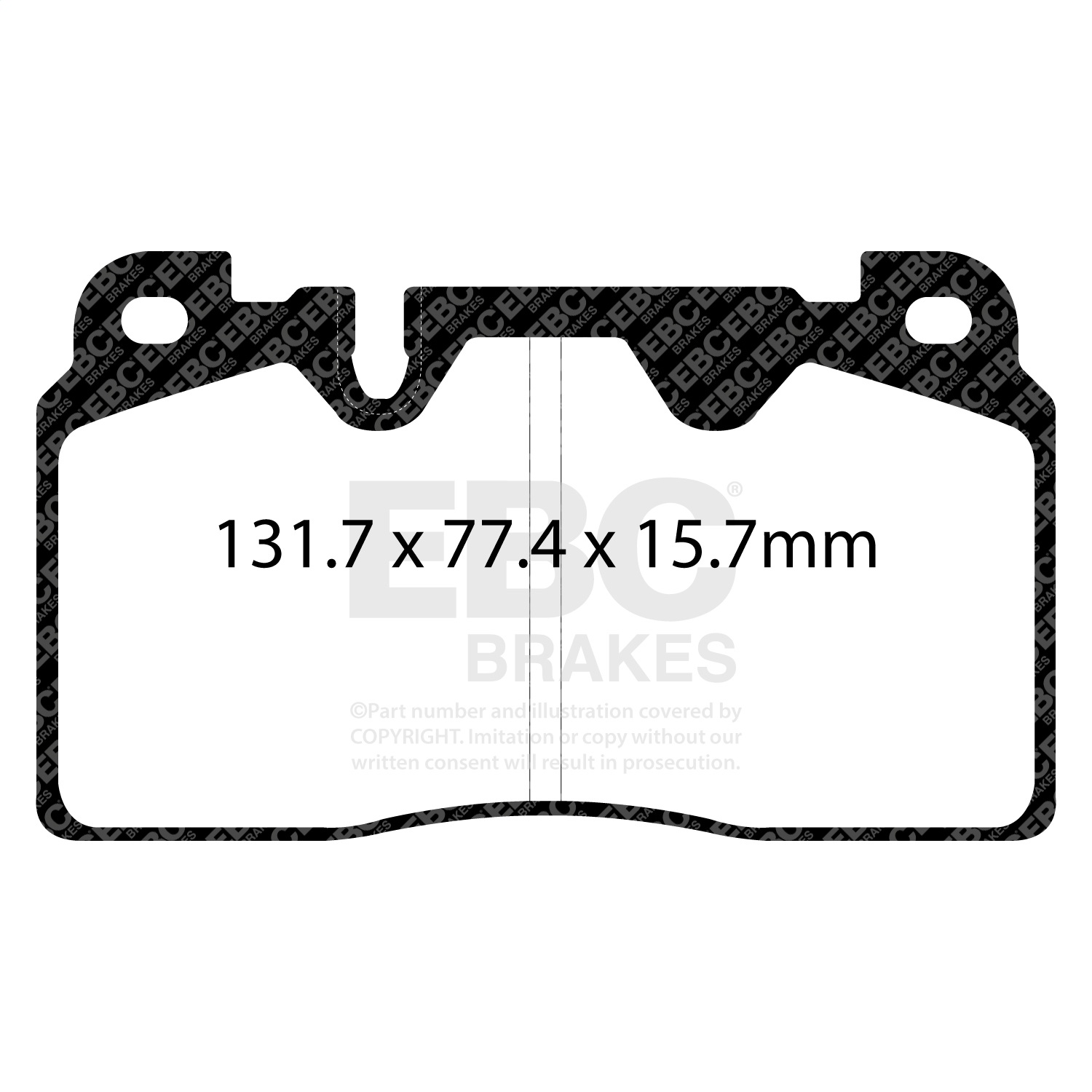 EBC DP32168C Redstuff Pads - Front