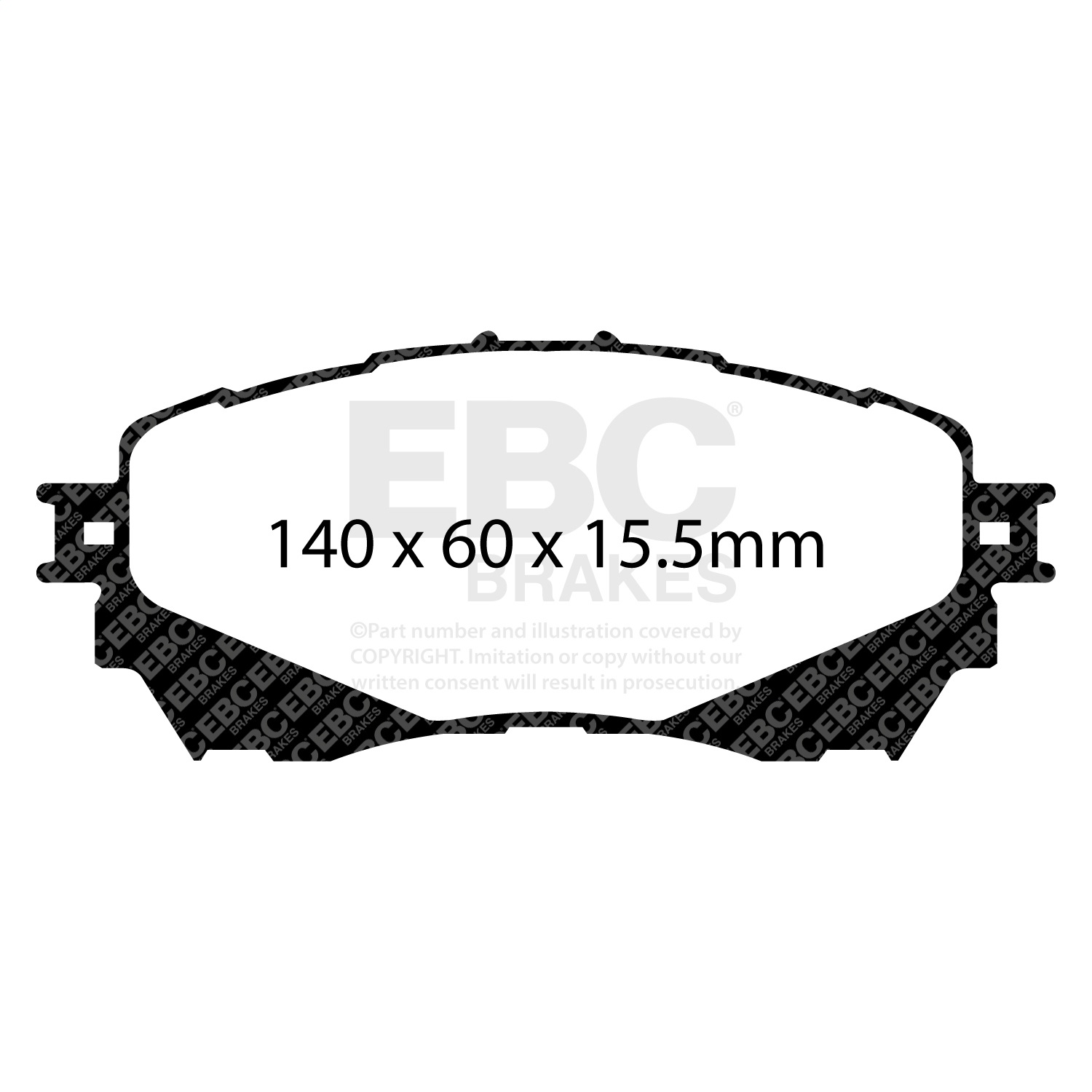EBC DP42170R Yellowstuff Pads - Front
