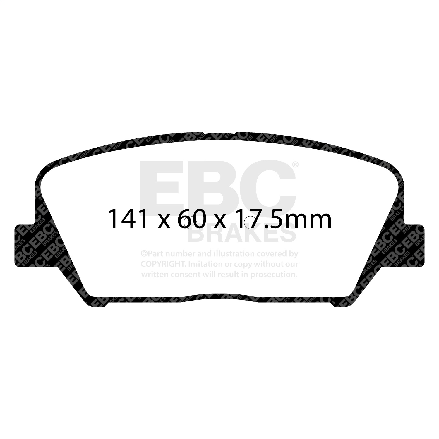 EBC DP32172C Redstuff Pads - Front