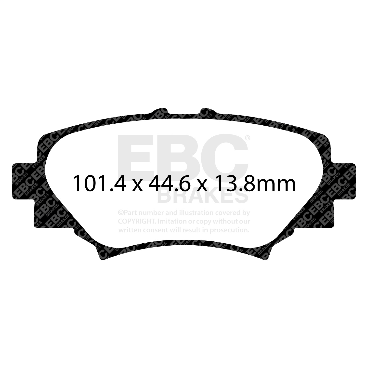 EBC DP32186C Redstuff Pads - Rear