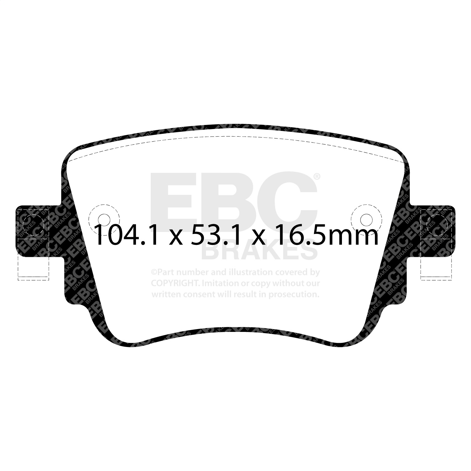 EBC DP32201C Redstuff Pads - Rear