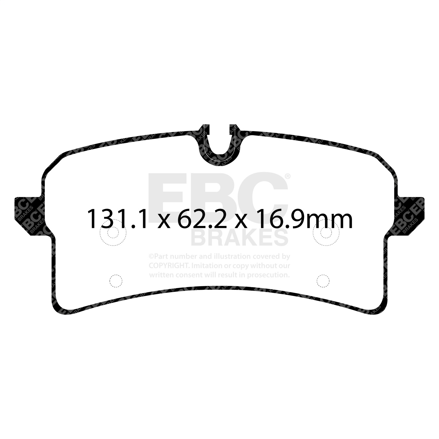 EBC DP42204R Yellowstuff Pads - Rear