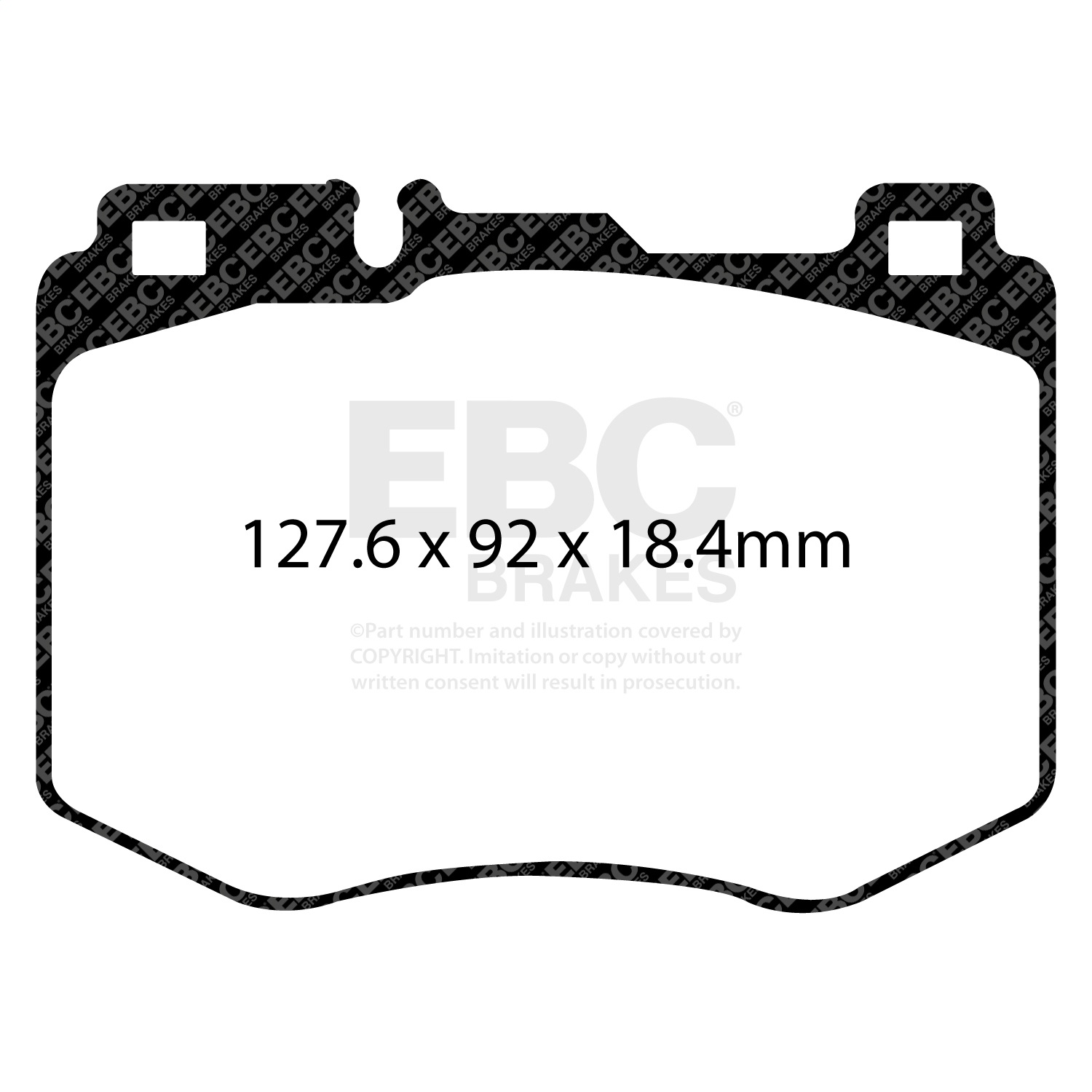 EBC DP42210R Yellowstuff Pads - Front