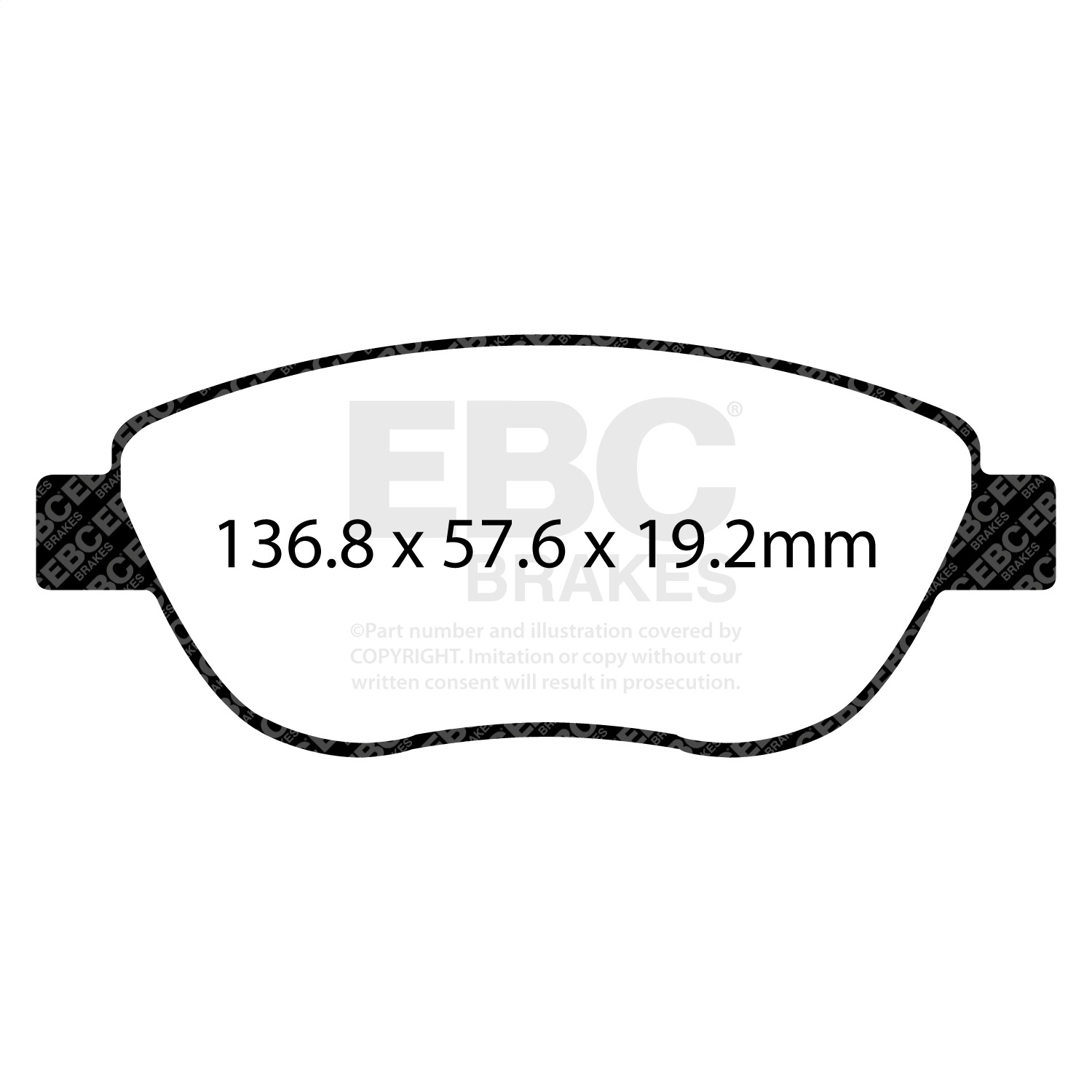 EBC DP32212C Redstuff Pads - Front