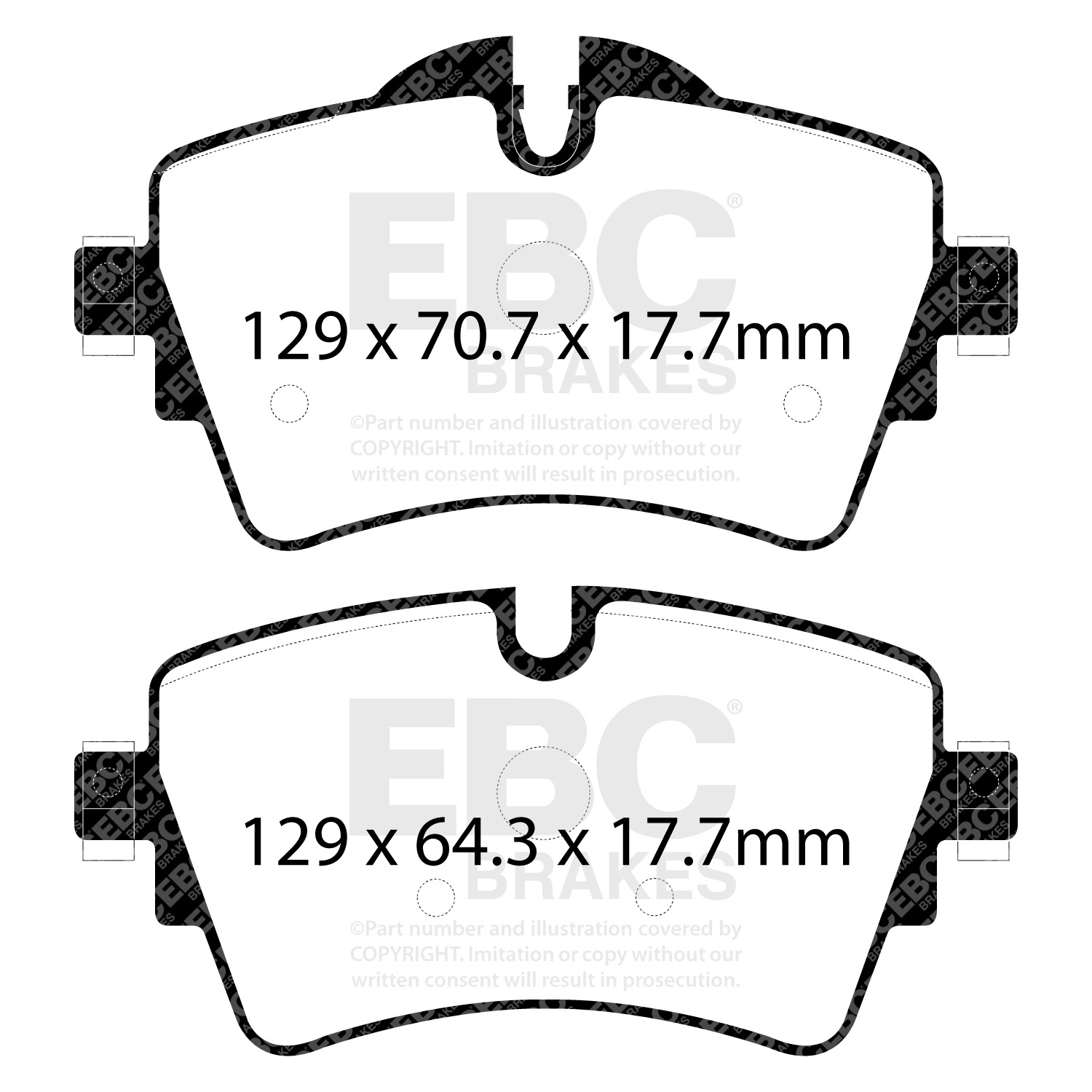 EBC Brakes DP42227R Yellowstuff Street And Track Brake Pads