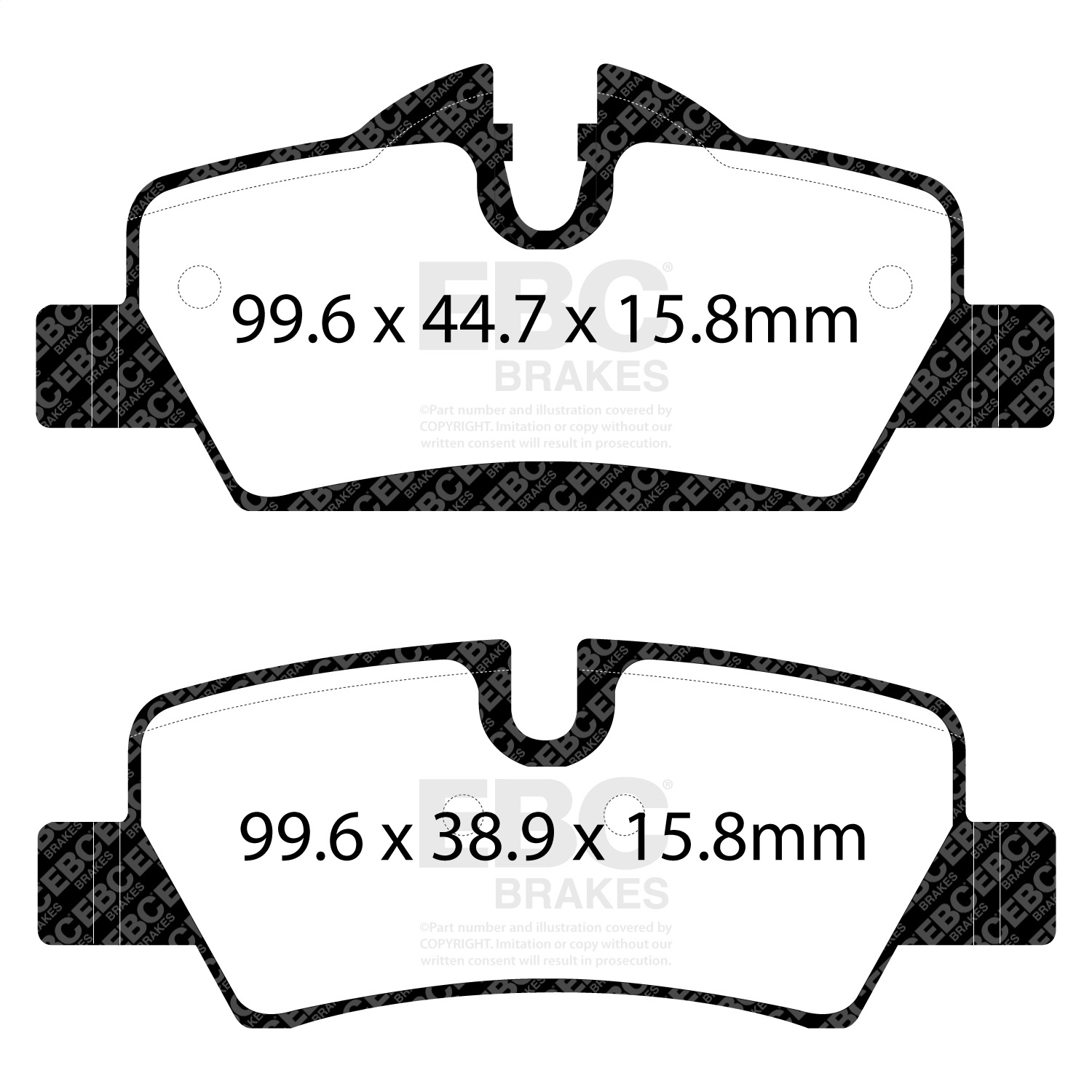 EBC DP32228C Redstuff Pads - Rear