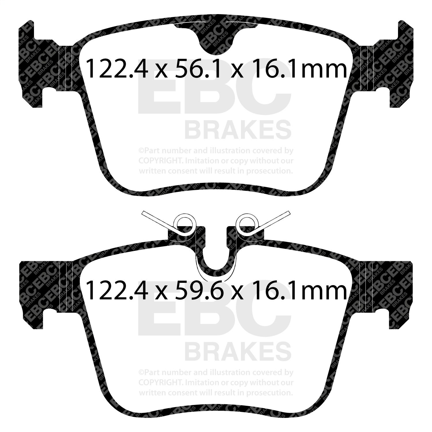 EBC DP32246C Redstuff Pads - Rear