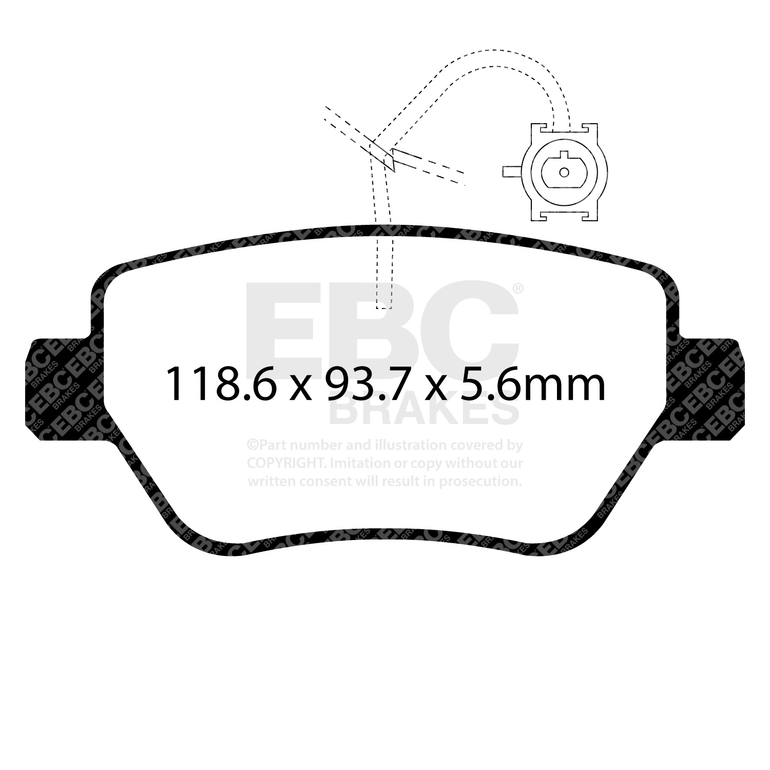 EBC Brakes DP42258R Yellowstuff Street And Track Brake Pads