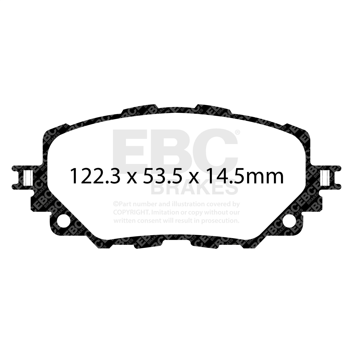 EBC DP42263R Yellowstuff Pads - Front