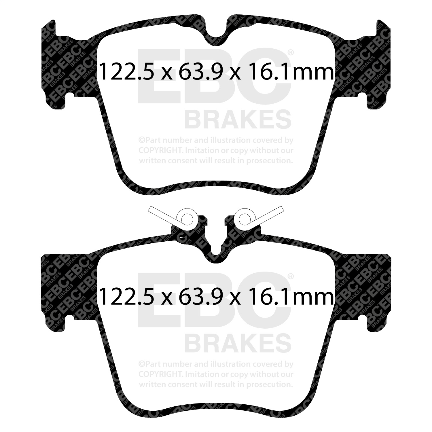EBC DP32270C Redstuff Pads - Rear