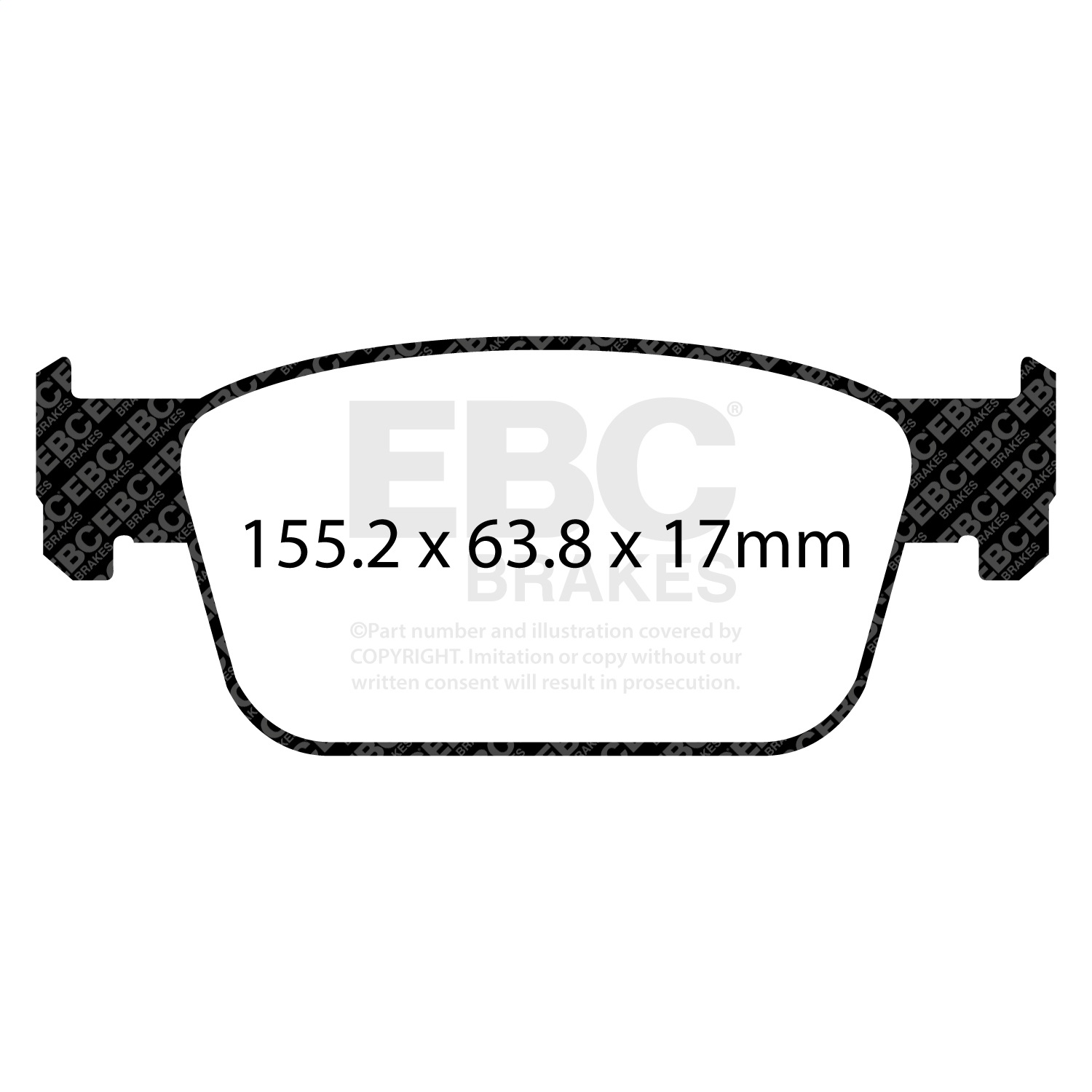 EBC Brakes UD1953 Ultimax  Brake Pads Fits 17-20 A4