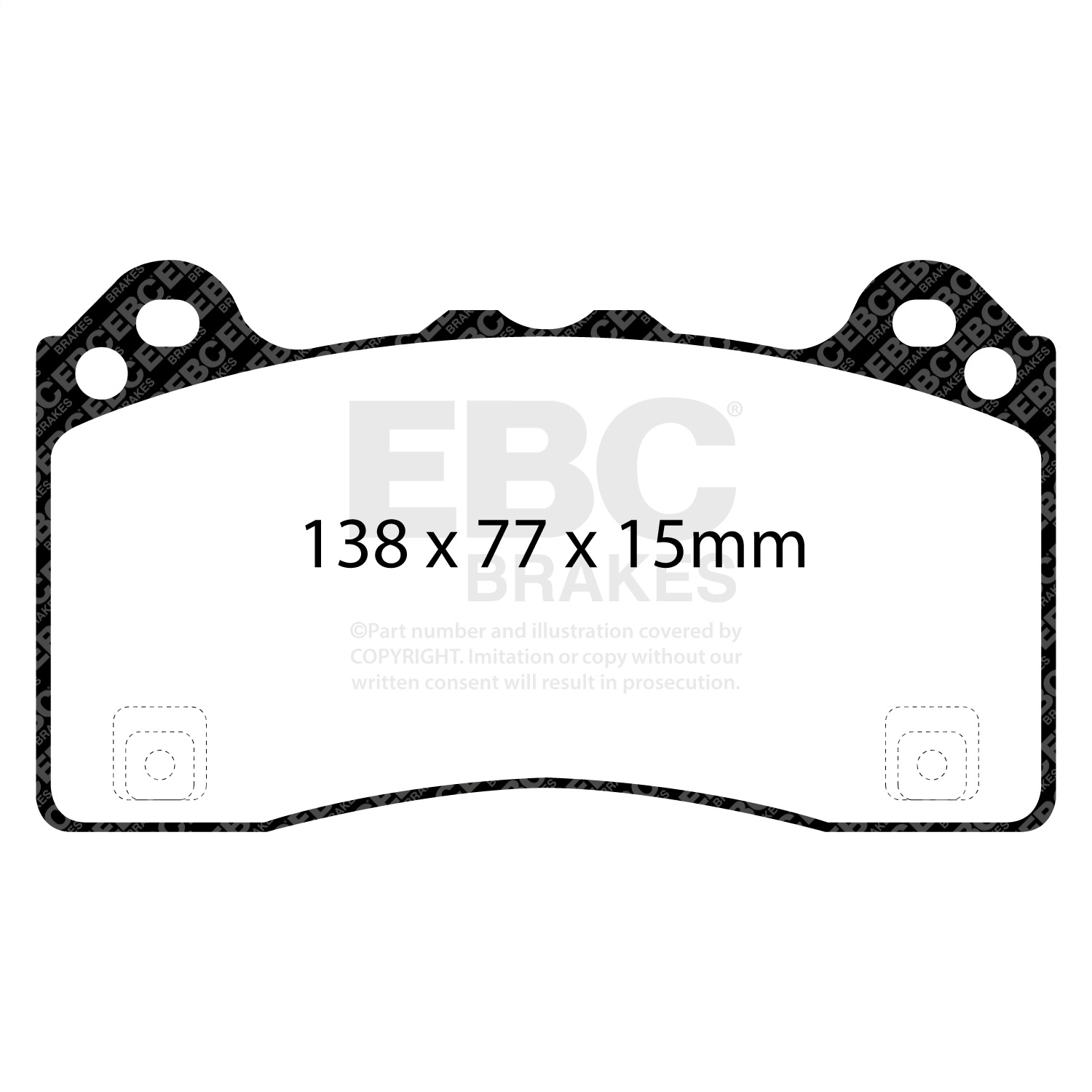 EBC DP32274C Redstuff Pads - Front