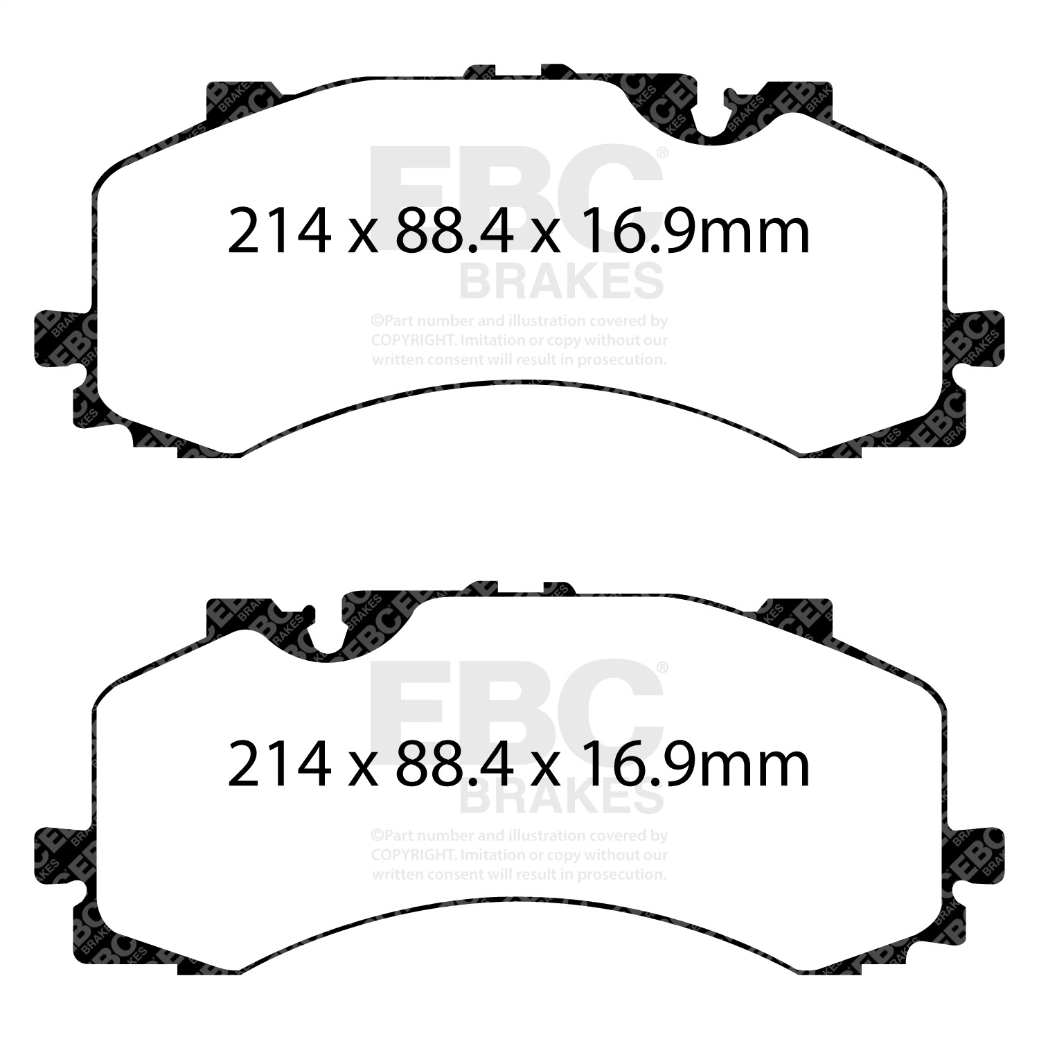 EBC Brakes DP42279R Yellowstuff Street And Track Brake Pads