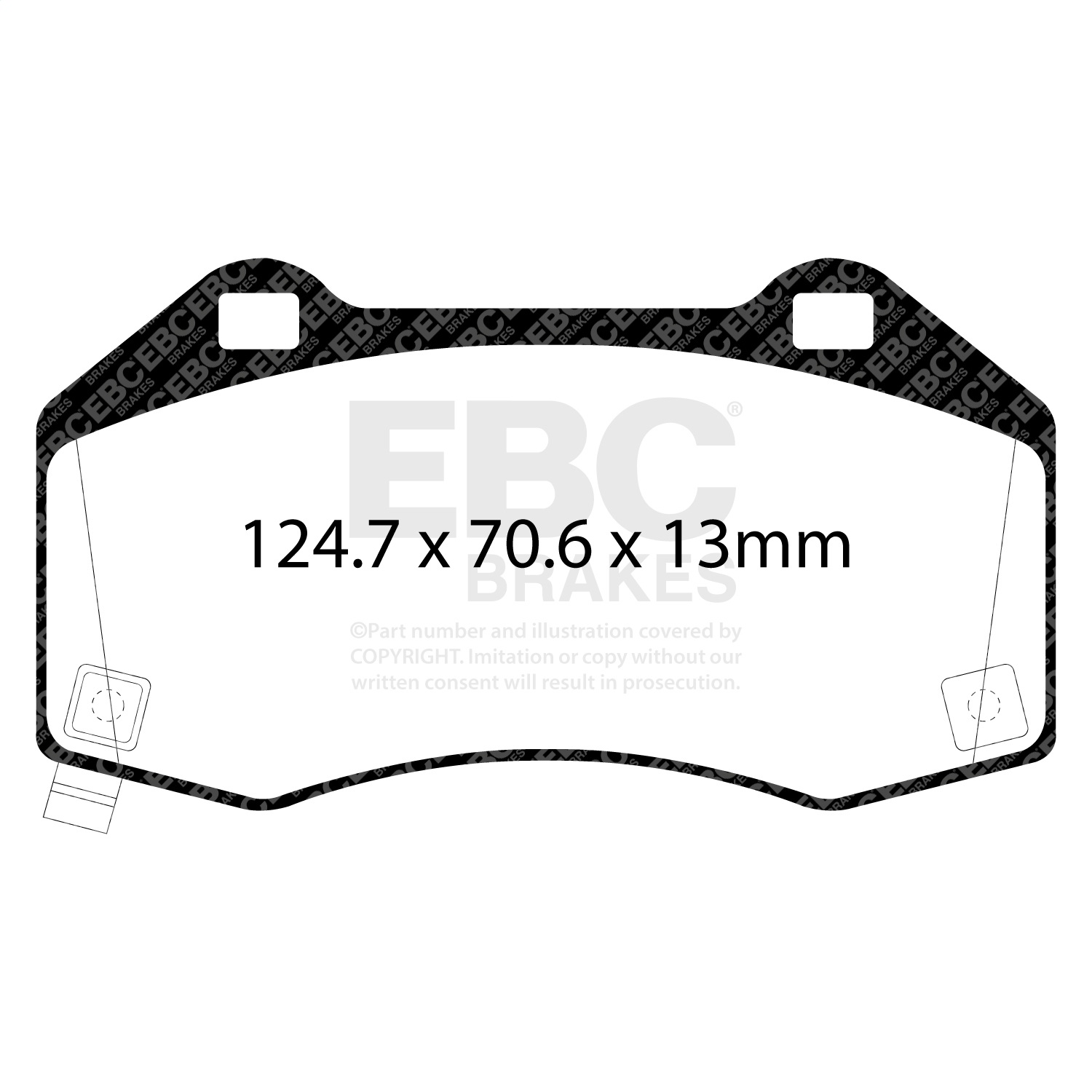 EBC Brakes DP42286R Yellowstuff Street And Track Brake Pads