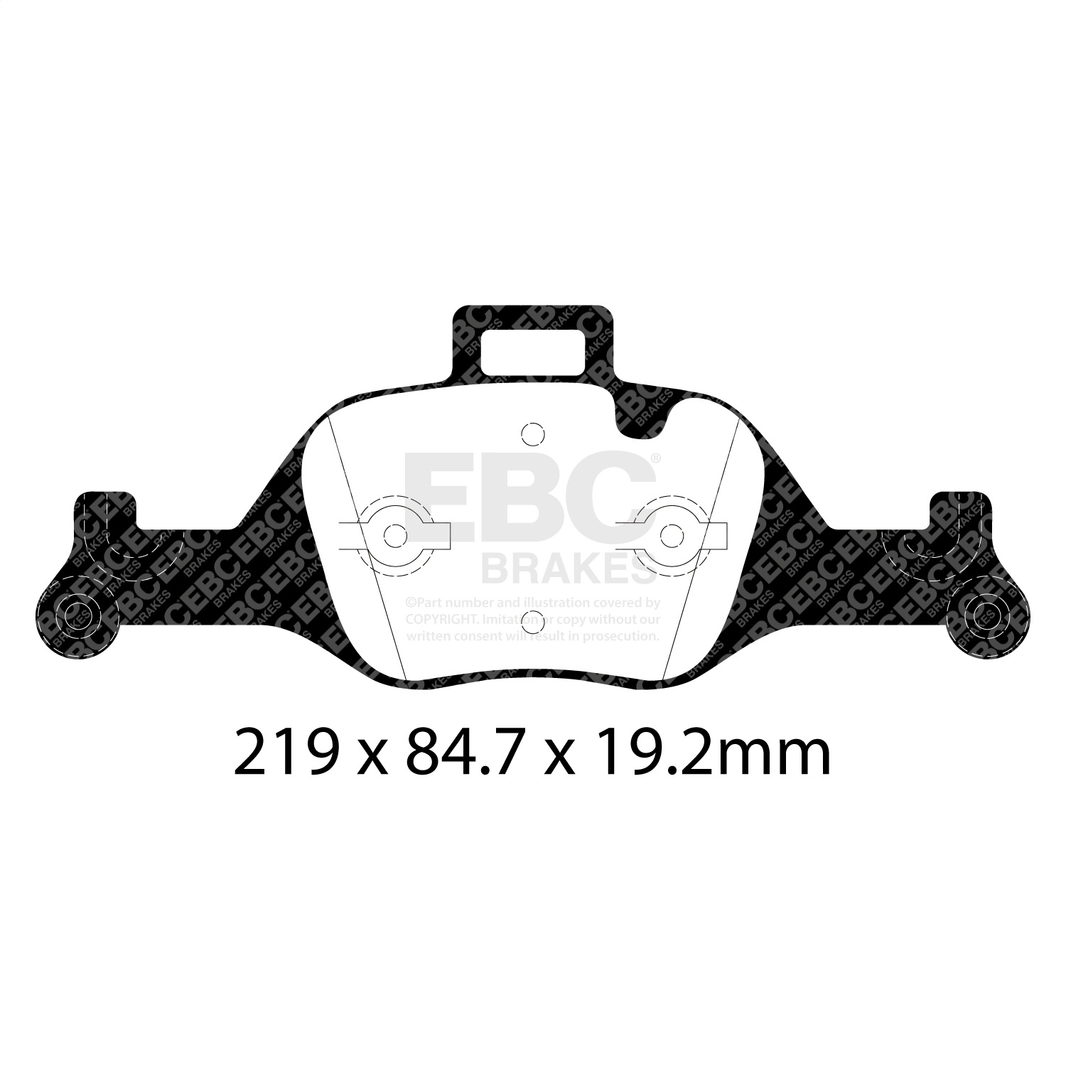 EBC Brakes DP42289R Yellowstuff Street And Track Brake Pads