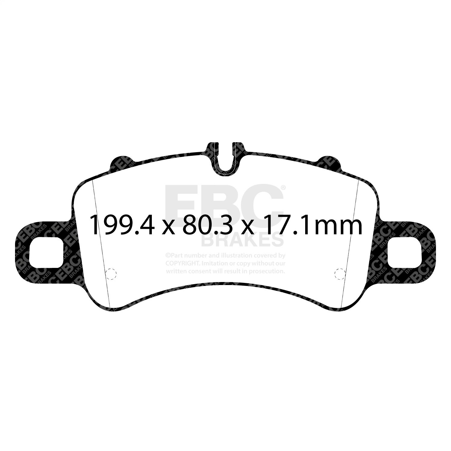 EBC DP42307R Yellowstuff Pads - Front