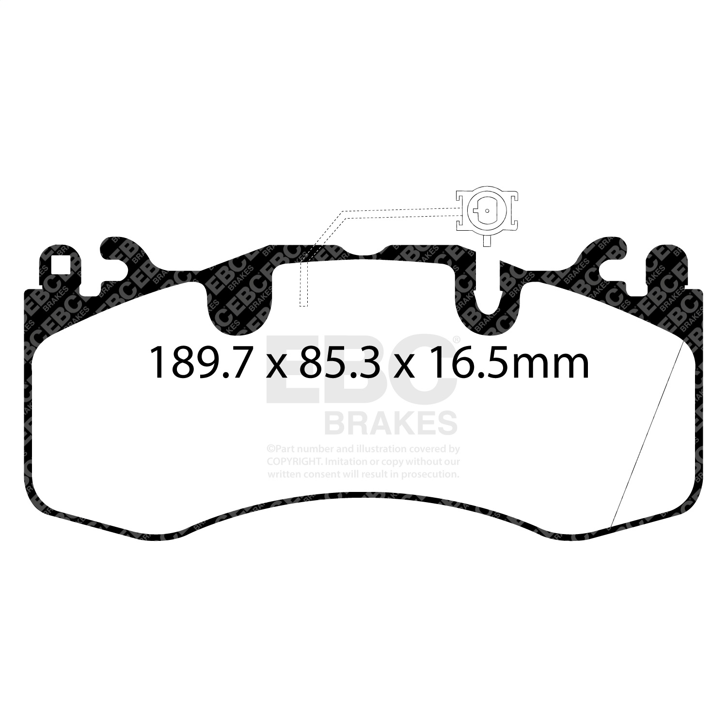 EBC Brakes DP42336R Yellowstuff Street And Track Brake Pads