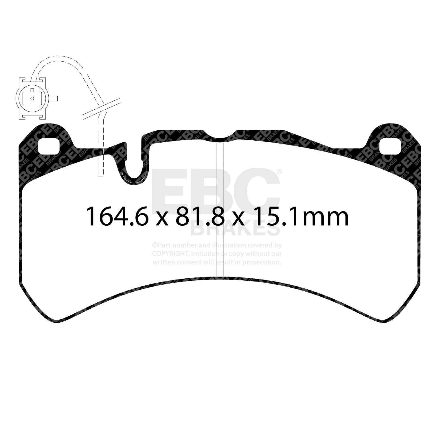 EBC DP42355R Yellowstuff Pads