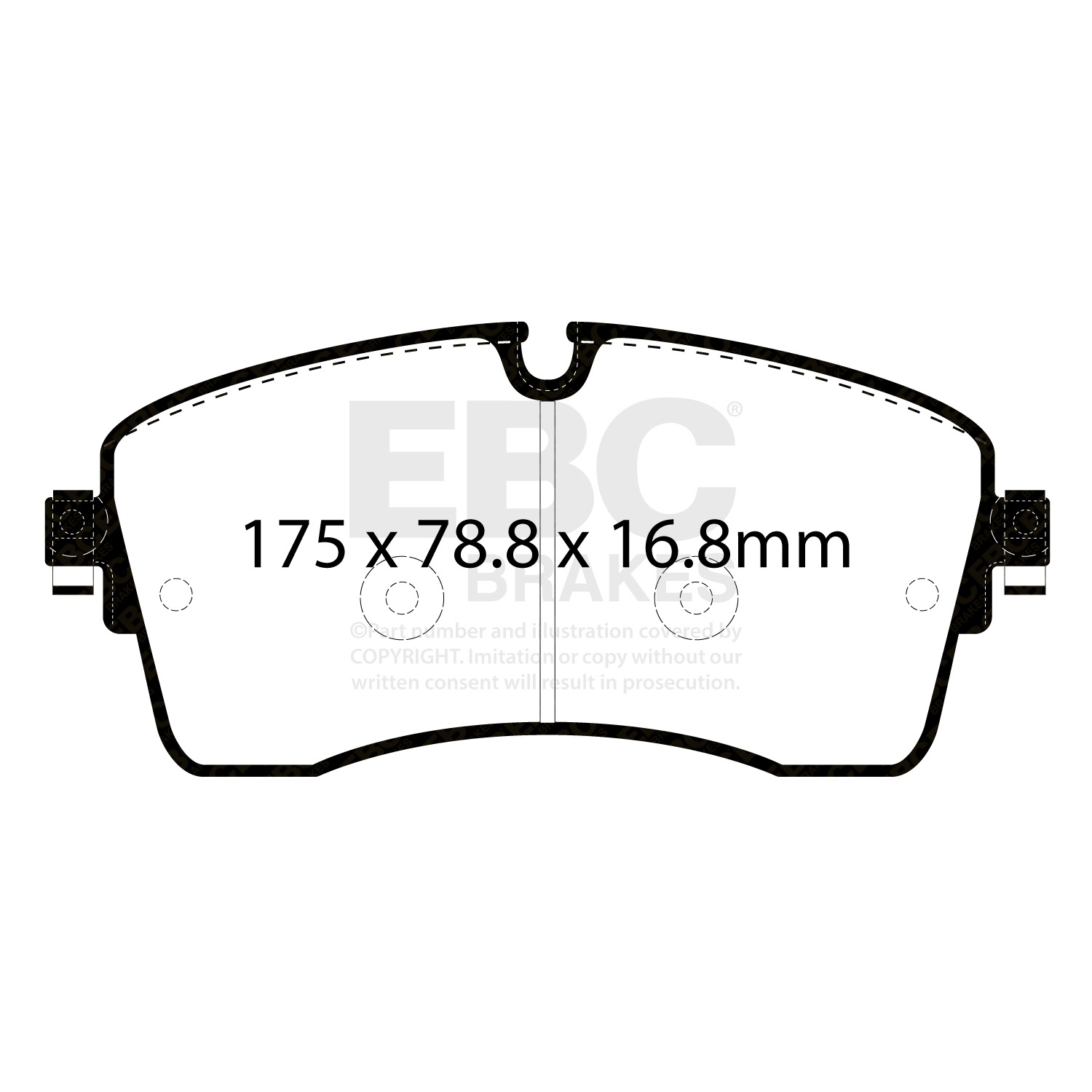 EBC Brakes DP42385R Yellowstuff Street And Track Brake Pads