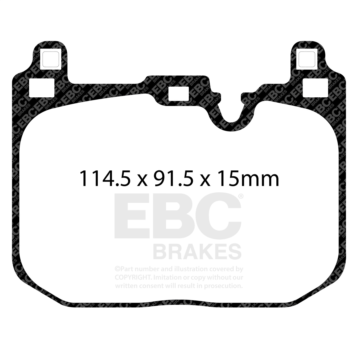 EBC Brakes DP42393R Yellowstuff Street And Track Brake Pads