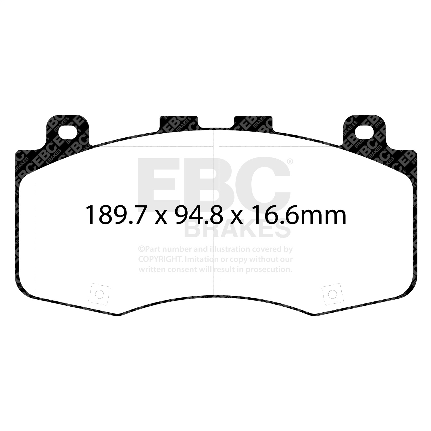 EBC Brakes DP42400R Yellowstuff Street And Track Brake Pads