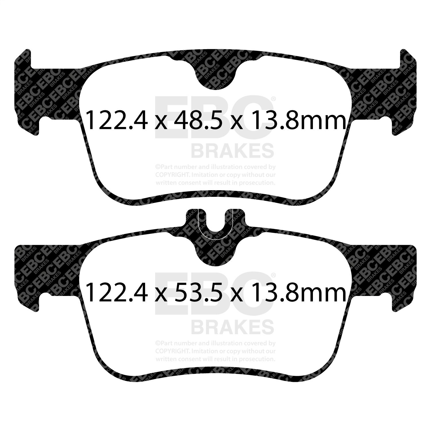 EBC Brakes DP42402R Yellowstuff Street And Track Brake Pads Fits Civic Integra