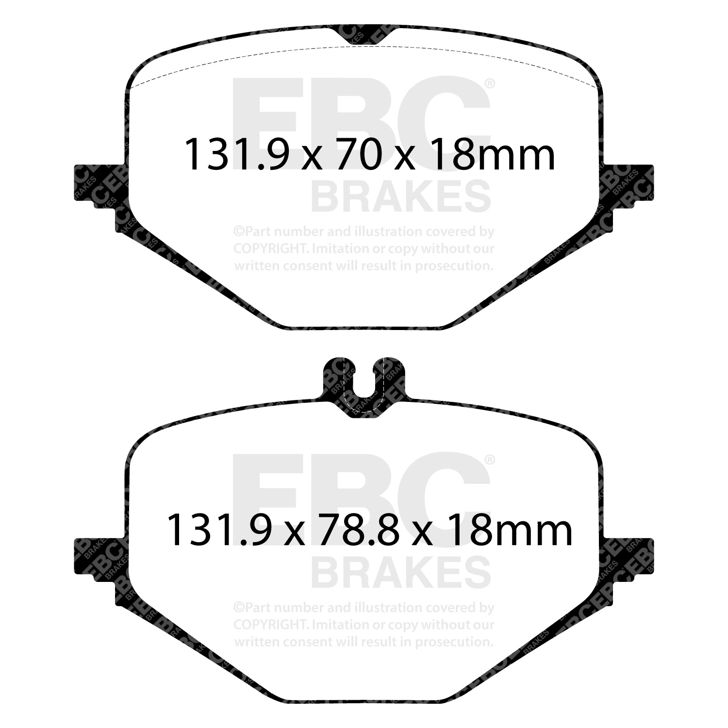 EBC Brakes - DP42443R - Disc Brake Pad